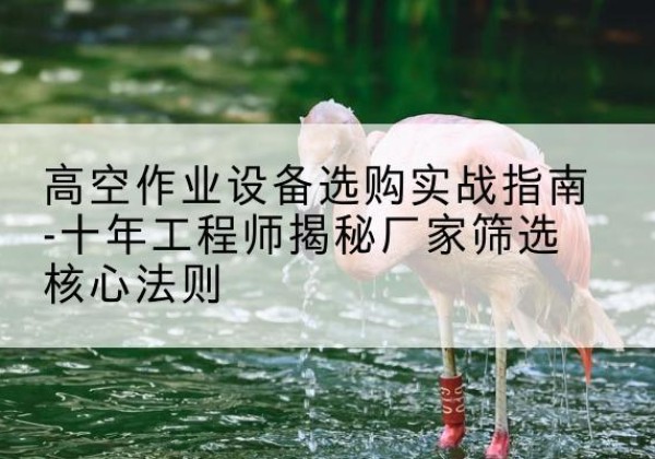 汶上剪叉式升降机厂家-高空作业设备选购实战指南-十年工程师揭秘厂家筛选核心法则